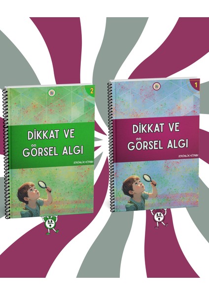 Dikkat ve Görsel Algı Etkinlik Kitabı 1-2 ( Özel Eğitim /rehabilitasyon / Ilkokul)