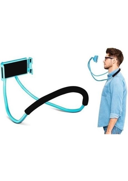 Buffer® Boyuna Asılan Ergonomik 360 Derece Cep Telefonu Tutucu Stand fırsatları