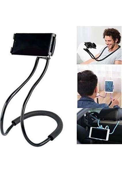 Buffer® Boyuna Asılan Ergonomik 360 Derece Cep Telefonu Tutucu Stand indirimleri