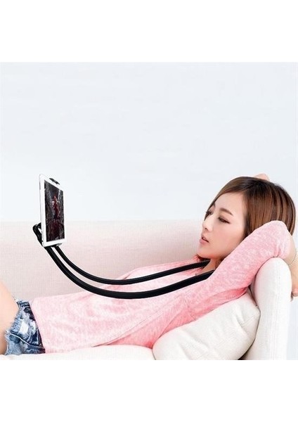 Buffer® Boyuna Asılan Ergonomik 360 Derece Cep Telefonu Tutucu Stand