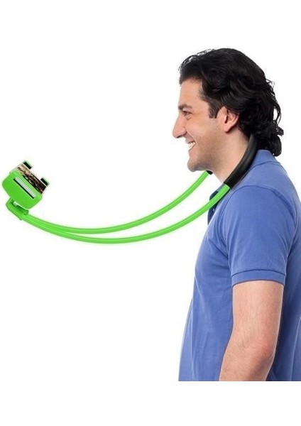 Buffer® Boyuna Asılan Ergonomik 360 Derece Cep Telefonu Tutucu Stand