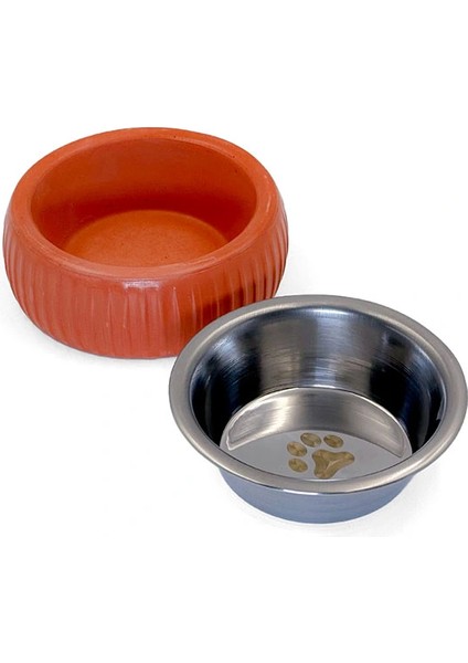 Mikopet Organik Seramik Mama Kabı Kiremit modelleri