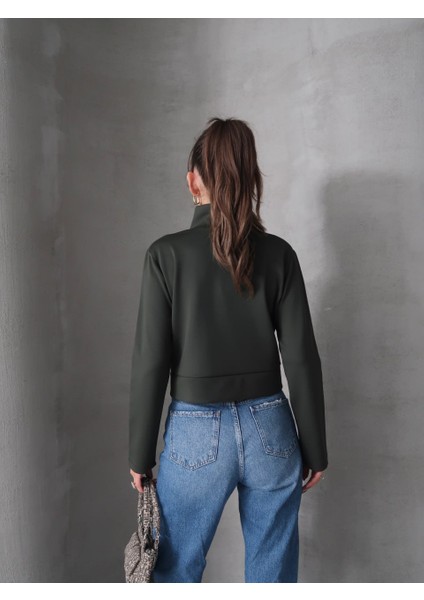 Haki Scuba Fermuarlı Ceket fiyatları