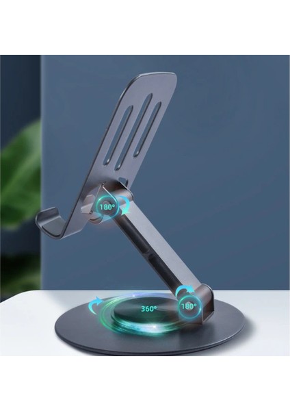 Dönebilir ve Katlanabilir Masaüstü Metal Telefon Tutucu modelleri
