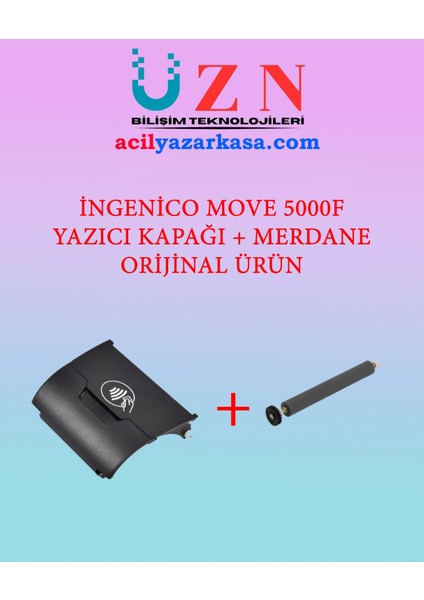 Move 5000F Yazar Kasa Pos Uyumlu Yazıcı Kapak ve Merdane Seti
