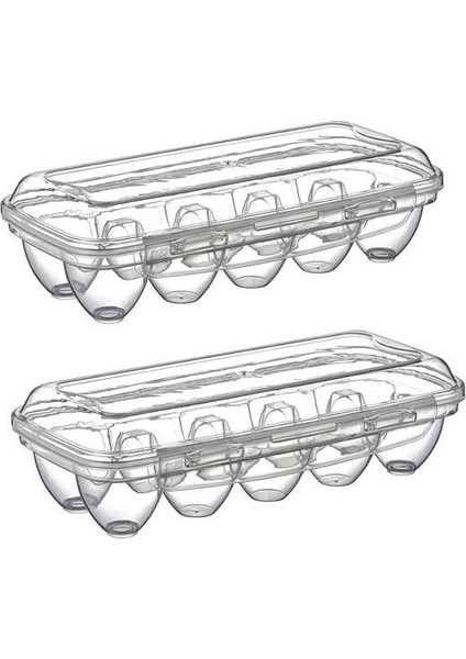 Buffer® 10 Bölmeli Kilitli Kapaklı Yumurtalık Saklama Kutusu YU110