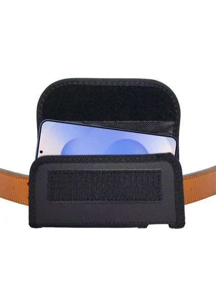 17CM Cırtlı Yanları Lastikli Toptan Bel Kemer Telefon Kılıfı - Universal Model MSK03 fiyatları
