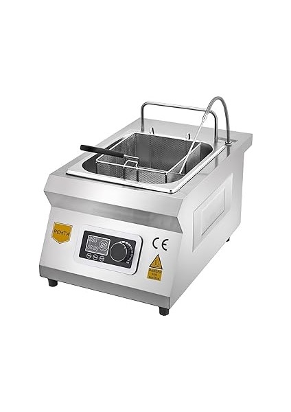 10 Lt Elektrikli Indüksiyon Fritöz - WZ-TZ035