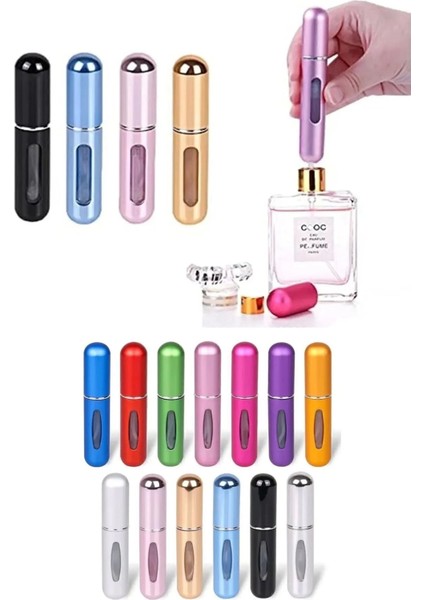 Mini 5ml Taşınabilir Cep Parfüm Şişesi Doldurma Atomizer Çantalık