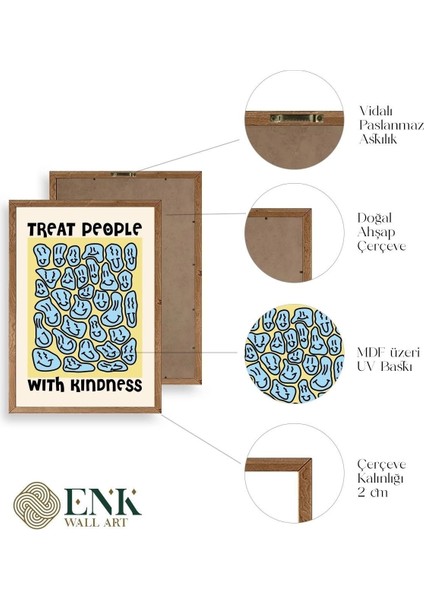 Motto Ahşap Çerçeveli Tablo fırsatları