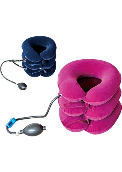 Konforlu Üç Katlı Ayarlanabilir Şişme Boyunluk, Rahat ve Esnek Kullanım