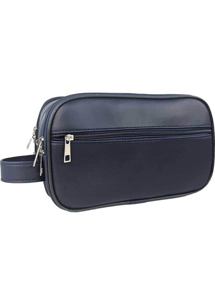 Lacivert Erkek Tıraş Takımı ve Kozmetik Çantası, Şık ve Pratik Tasarım fiyatları