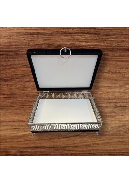 Şık Kadife ve Metal Makyaj ve Tıraş Kutusu, Güzel Saklama Çözümü fiyatları