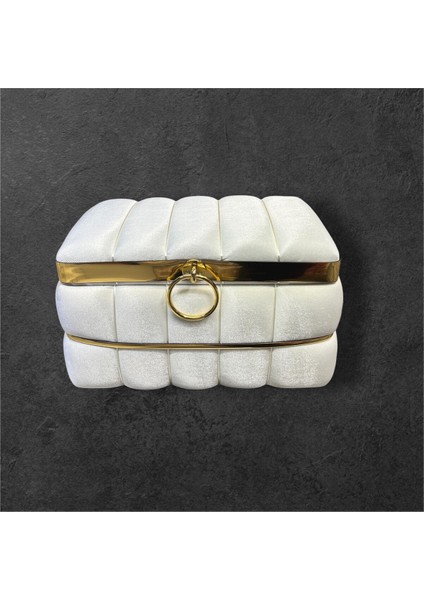 Şık Ekru Kumaş Makyaj ve Tıraş Kutusu, Pratik ve Zarif Tasarım