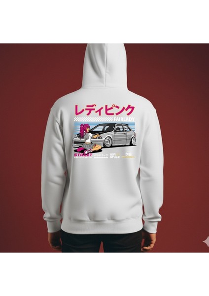 Kapşonlu 3 Iplik Kokteyl Oversize Sweatshirt - Unisex Rahat Kalıp, Sokak Modası, Günlük Stil