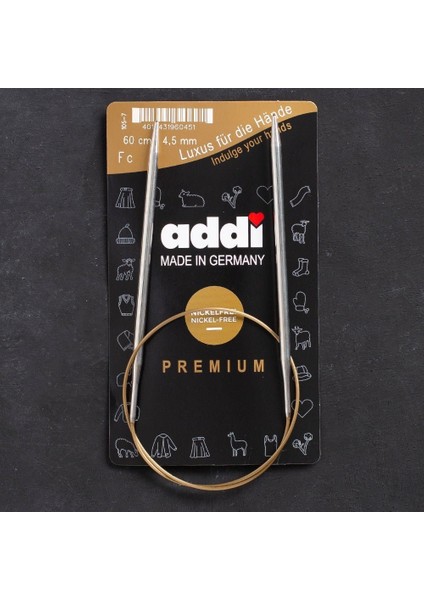 Addi 4,5mm 60CM Klasik Misinalı Şiş- 105-7