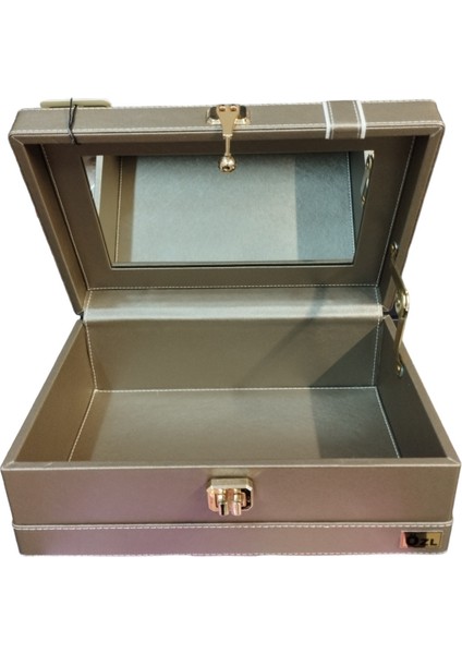 Bal Köpüğü Şık Deri Makyaj ve Tıraş Kutusu, Modern Tasarım, 431550 fiyatları