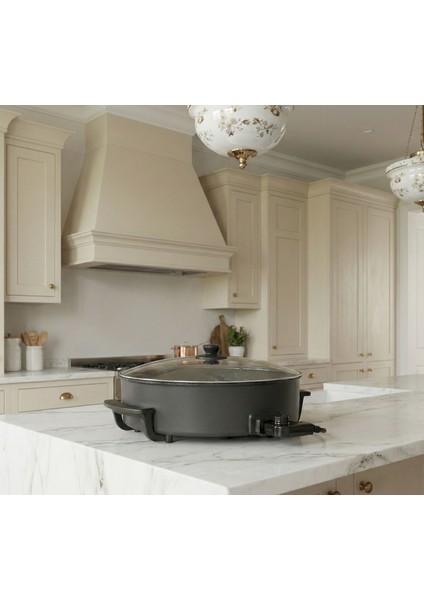 Vesus VP-1040 Granit Görünümlü 40CM Çok Amaçlı Elektrikli Tencere & Pizza Pişirici fiyatları