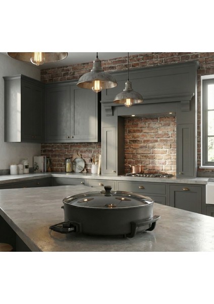 Vesus VP-1040 Granit Görünümlü 40CM Çok Amaçlı Elektrikli Tencere & Pizza Pişirici modelleri