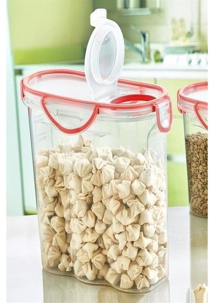 Buffer® Kilitli Kapaklı Contalı Hava,su Sıvı Geçirmez 2,4 Litre Erzak Saklama KABI-SA590