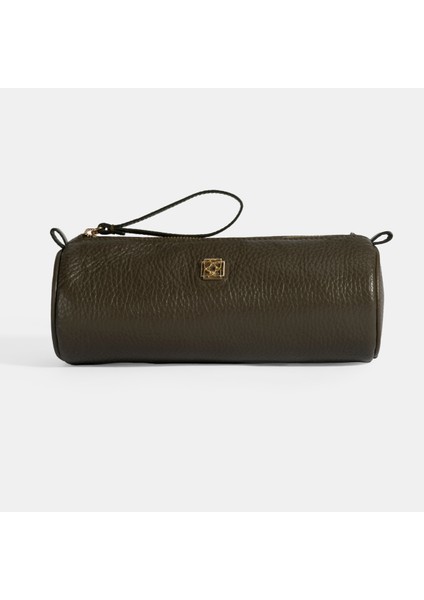 Yeşil Deri Çok Amaçlı Çanta, Şık ve Kullanışlı Tasarım