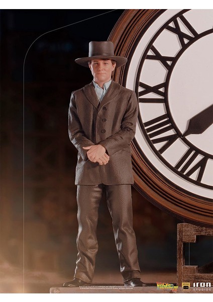 Back To The Future 3: Marty And Doc At The Clock Deluxe Art Scale modelleri