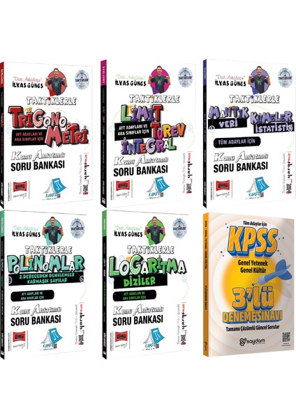 Ilyas Güneş Polinomlar-Logaritma-Kümeler-Trigonometri-Limit-Türev-Integral Konu Anlatım Soru Bankası
