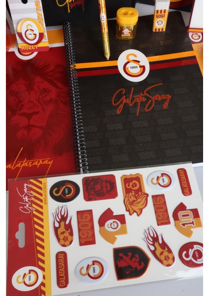 Yeni Sezon Lisanslı Galatasaray Lise Full Kırtasiye Okul Seti Okul ve Kalem ÇANTASI,700 ml Matara,beslenme Kabı Seti fiyatları