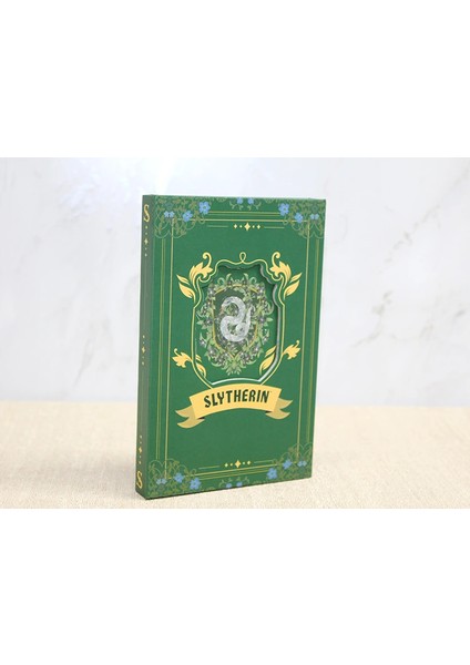 Harry Potter Slytherin Deri Defter