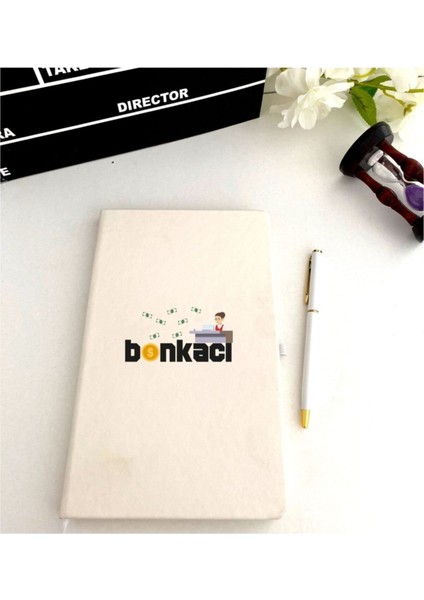 Bankacı Baskılı Defter Kalem Seti 1