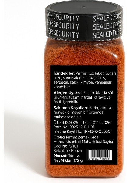 Acılı Tavuk Baharatı 175 G – %100 Glütensiz · Mangal & Fırın Için Özel Karışım fiyatları