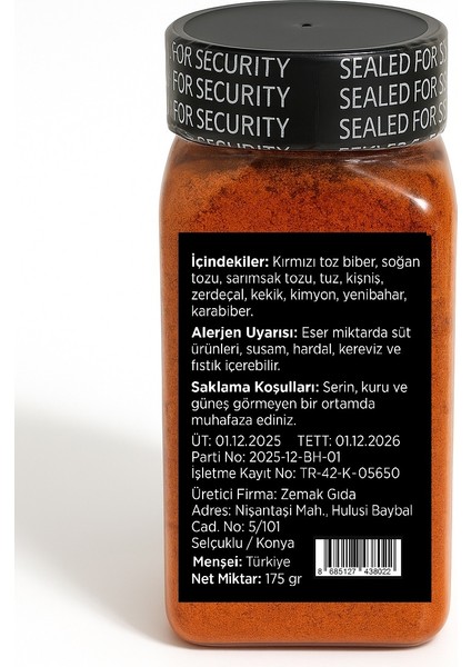 Tavuk Mangal Baharatı 175 G – %100 Glutensiz · Yoğun Aroma · Özel Mangal Karışımı fiyatları