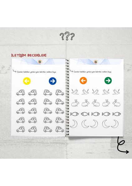 Iletişim Becerileri Kitabı 1-2 ( Özel Eğitim / Rehabilitasyon/ Dil ve Konuşma ) modelleri