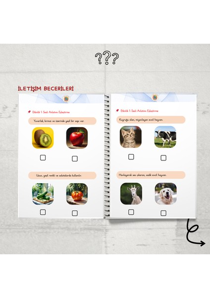 Iletişim Becerileri Kitabı 1-2 ( Özel Eğitim / Rehabilitasyon/ Dil ve Konuşma )