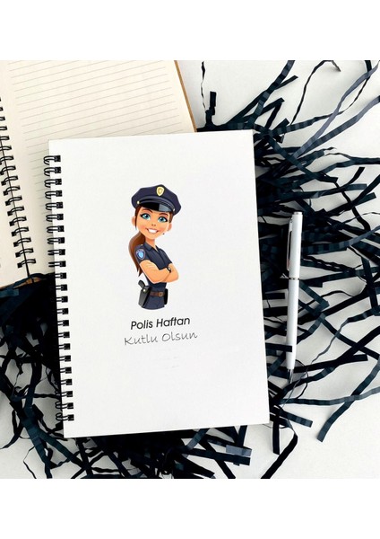 Polis Haftası Defter Kalem Seti - Kadın