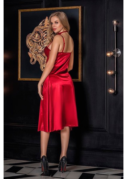 Straplez Gecelik Elbise Bordo (BRF31642) fiyatları