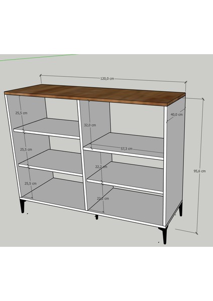 4 Kapaklı Mikrodalga Dolabı Raflı Çok Amaçlı Dolap Kahve Köşesi Dolabı indirimleri