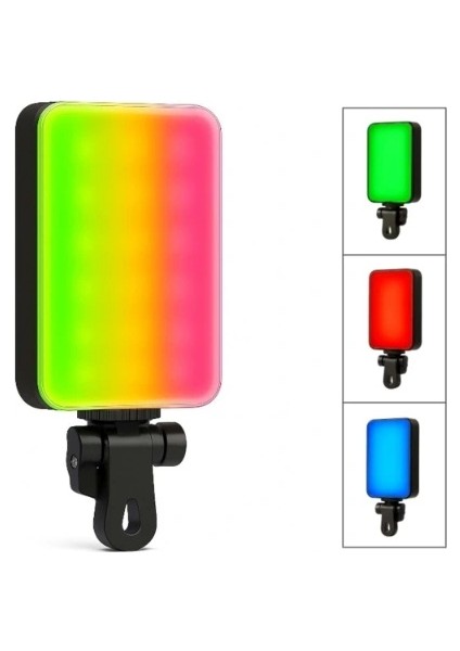 Clip-Fill Taşınabilir Mini Rgb LED Selfie Işığı fiyatları