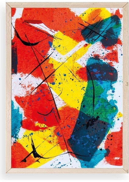 Mordern Ahşap Çerçeveli Tablo