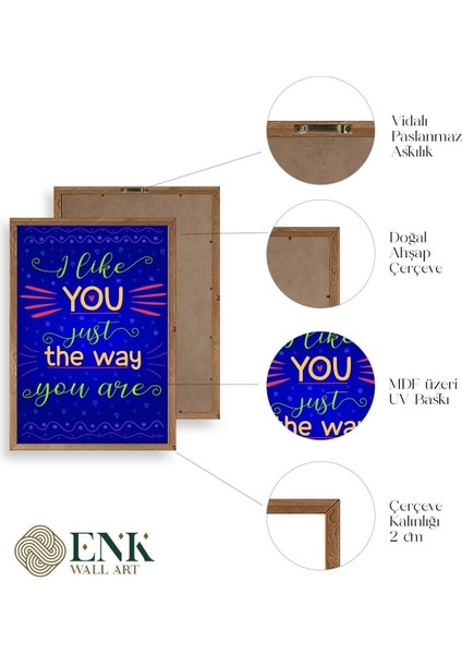 Motto Ahşap Çerçeveli Tablo fırsatları