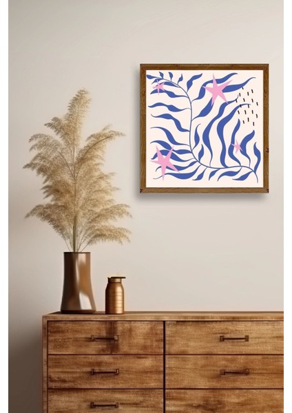 Yaprak Ahşap Çerçeveli Tablo fiyatları