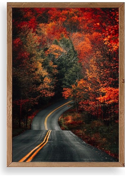 Manzara Ahşap Çerçeveli Tablo