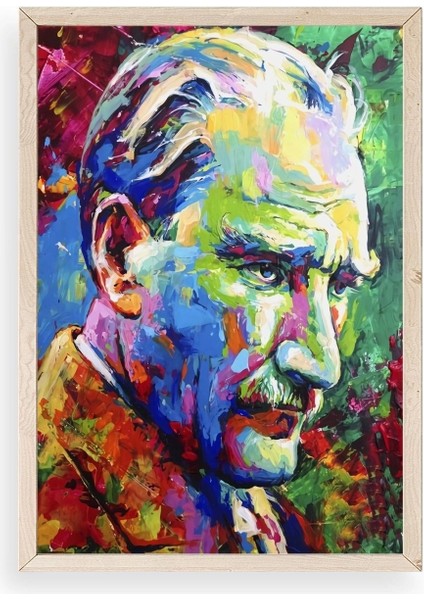 Atatürk Ahşap Çerçeveli Tablo
