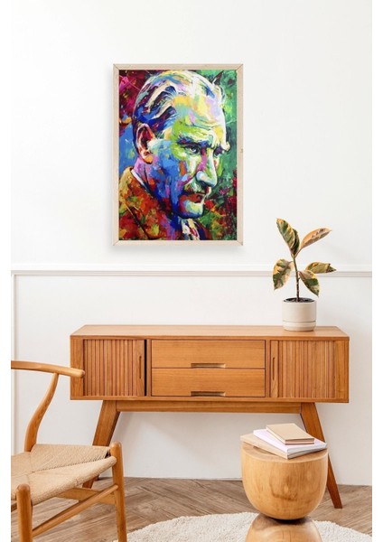 Atatürk Ahşap Çerçeveli Tablo modelleri