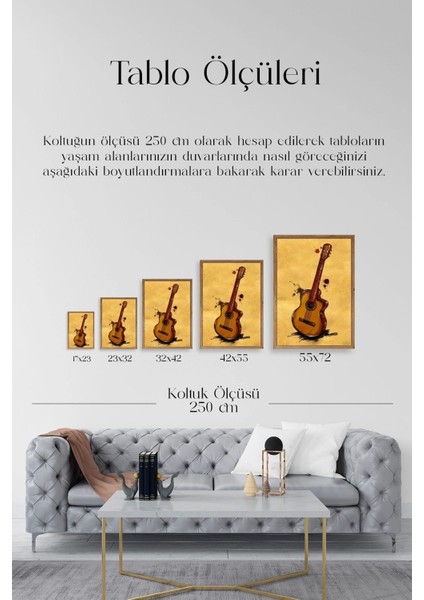 Keman Ahşap Çerçeveli Tablo indirimleri