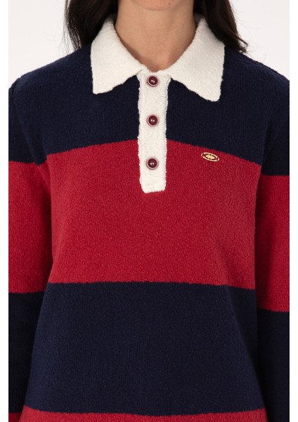 Kadın Bordo Kazak /triko 50310034-VR014