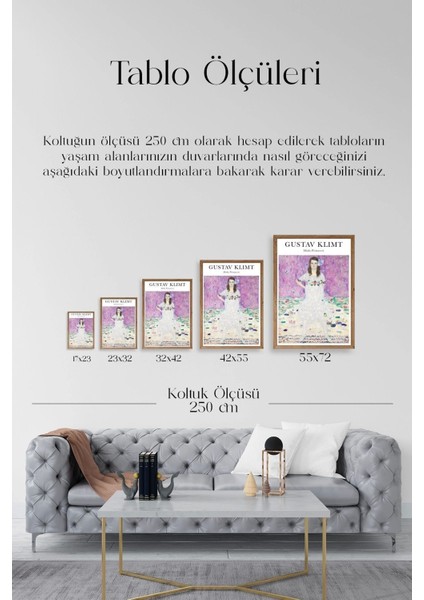 Gustav Klimt Ahşap Çerçeveli Tablo indirimleri