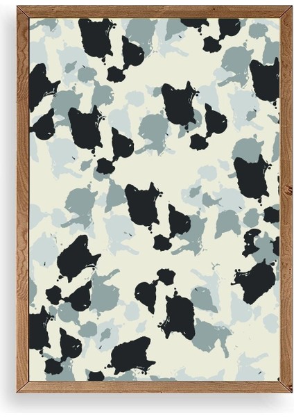 Desen Ahşap Çerçeveli Tablo