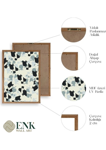 Desen Ahşap Çerçeveli Tablo fırsatları