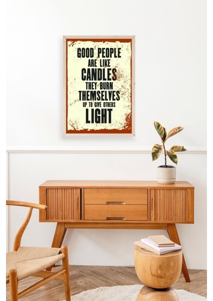 Motto Ahşap Çerçeveli Tablo modelleri